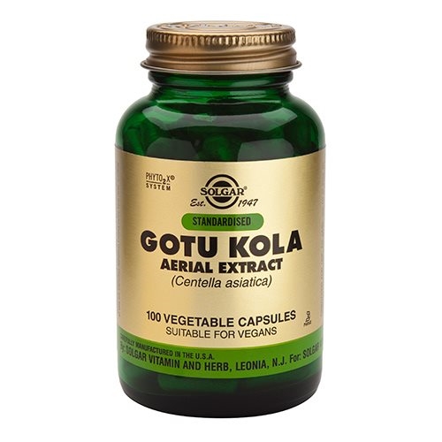 Gotu Kola Solgar 100 mg 100 vegetabilske kapsler