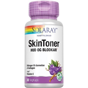 SkinToner Hud og Blodkar Solaray 30 VegKaps
