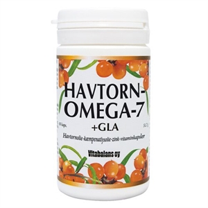Havtorn-Omega-7 + GLA 60 kapsler
