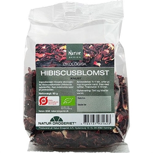 Hibiscus knust 90 g økologisk