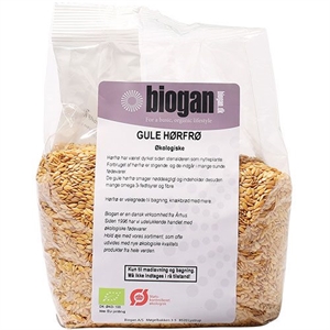 Hørfrø Gule Biogan 500 g økologisk