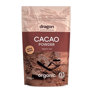 Cacao glutenfri Dragon 200 g økologisk