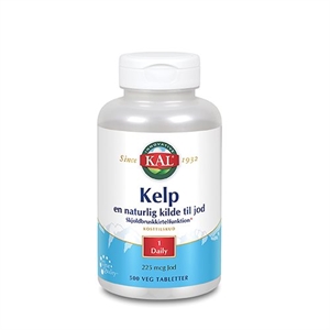 Kelp KAL 500 vegetabilske tabletter