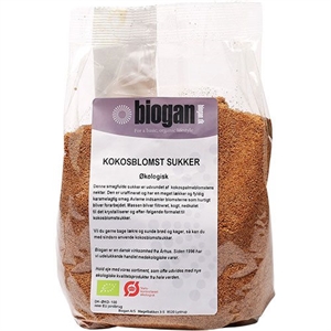 Kokosblomst Sukker Biogan 500 g økologisk