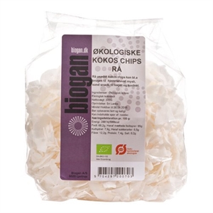 Kokoschips Rå Biogan 200 g økologisk