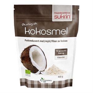 Kokosmel Fintmalet glutenfri 400 g økologisk