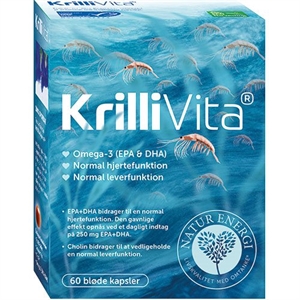 KrilliVita Omega-3 60 kapsler