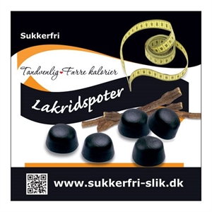 Lakridspoter Sukkerfri 90 g