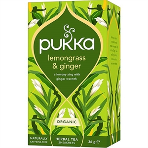 Lemongrass and Ginger Pukka 20 breve økologisk