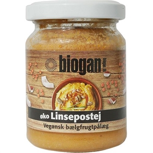Linsepostej Biogan 115 g økologisk