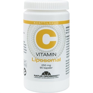C-vitamin Liposomal 250 mg 90 vegetabilske kapsler