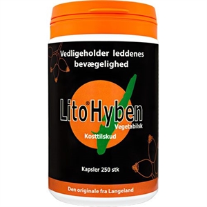 Lito Hyben Langeland 250 vegetabilske kapsler
