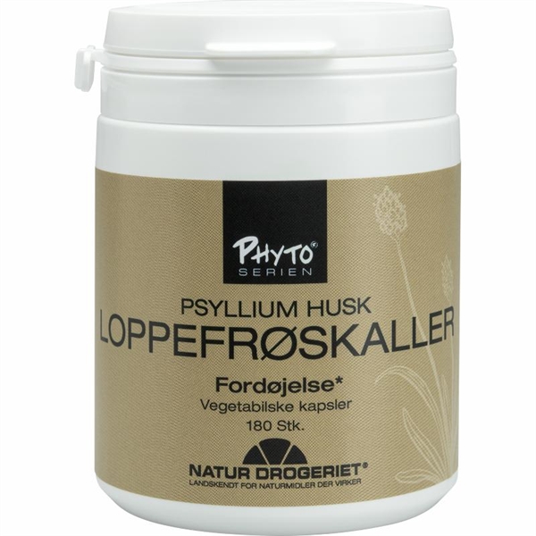 Loppefrøskaller 180 vegetabilske kapsler