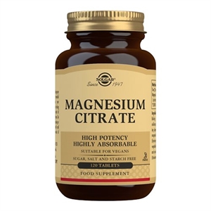 Magnesium Citrate Solgar 120 tabletter