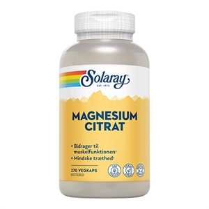 Magnesium Citrat Solaray 270 VegKaps