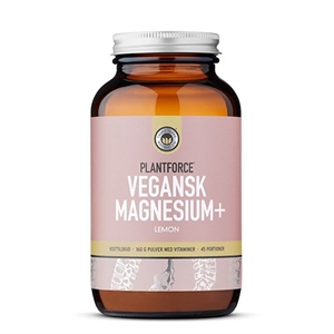 Vegansk Magnesium+ Lemon Plantforce 160 g