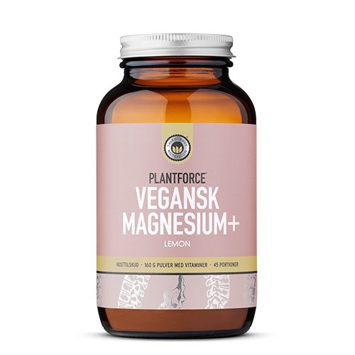Vegansk Magnesium+ Lemon Plantforce 160 g