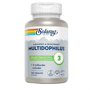 Multidophilus Solaray 100 vegetabilske kapsler