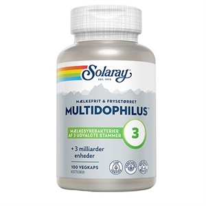 Multidophilus 3 Solaray 100 vegetabilske kapsler