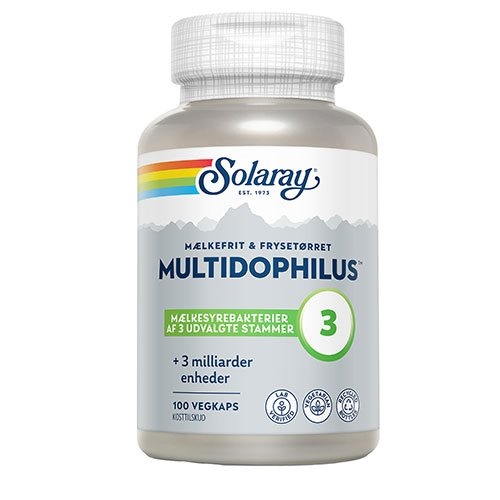Multidophilus 3 Solaray 100 vegetabilske kapsler