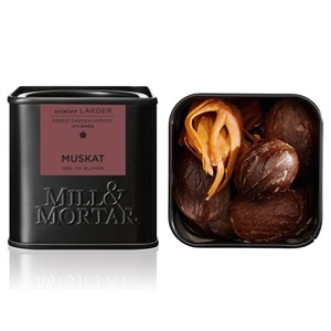 Muskat Nød og Blomme Hel Mill & Mortar 45 g økologisk