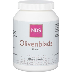 Olivenblads Ekstrakt 500 mg NDS 90 kapsler