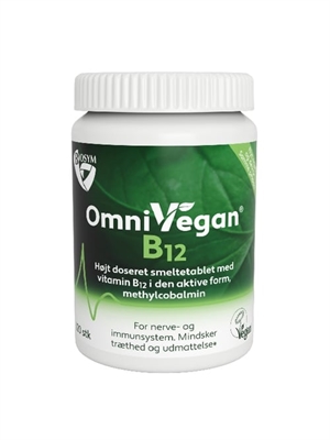 OmniVegan B12 Vitamin 1000 mcg 120 smeltetabletter