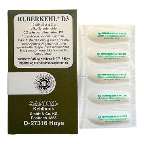 Ruberkehl D3 Sanum 10 stikpiller