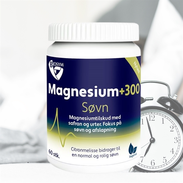 Magnesium+300 Søvn 60 kaps.