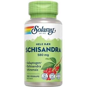 Schisandra 580 mg Solaray 100 vegetabilske kapsler