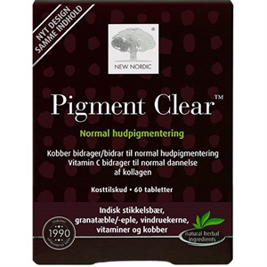 Skin Care Pigment Clear 60 tabletter