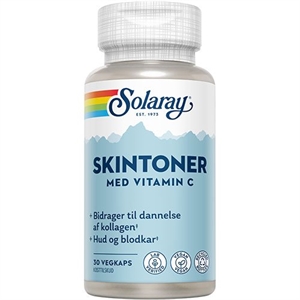 SkinToner Hud og Blodkar Solaray 30 Kaps