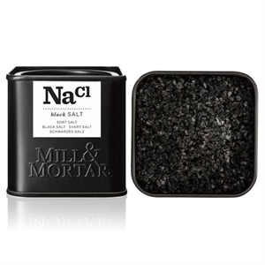 Sort Flagesalt NaC1 Mill & Mortar 80 g