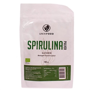 Spirulina Pulver Unik Food 100 g økologisk