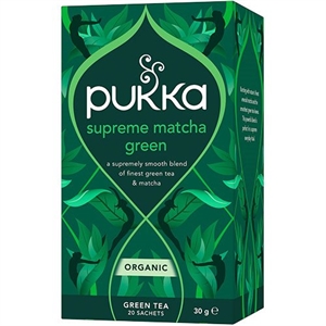 Supreme Matcha Green Fairtrade Pukka 20 breve økologisk