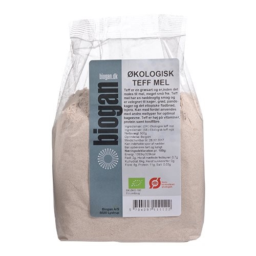 Teffmel Biogan 500 g økologisk