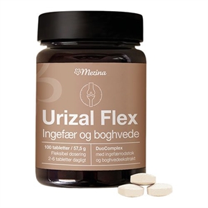 Urizal Ingefær FLEX 100 tabletter