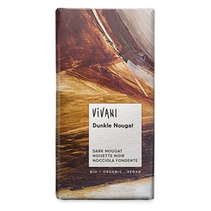 Nougat Mørk Vivani 100 g økologisk