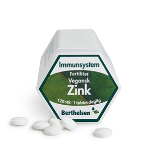 Zink 20 mg Berthelsen 120 tabletter